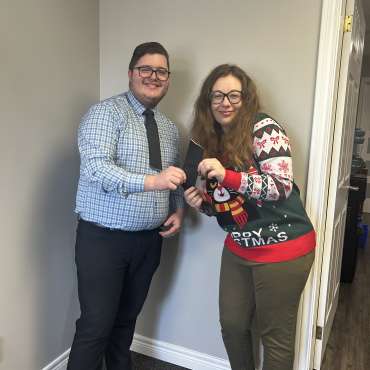 Kyler's Tie-cutting Ceremony